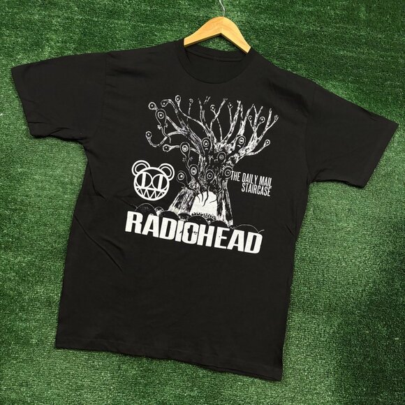 Radiohead The Daily Mail Staircase Rock Band T-Shirt Size Large - Picture 3 of 4